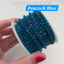 Zodiac Colour Match Cupchain - SS10 (3mm) Crystals - 1 metre