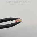 Preciosa Navette Glass Cabochons - Crackled Pink (02401)