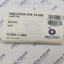 Preciosa Navette Glass Cabochons - Crackled Pink (02401)