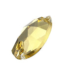 Swarovski 3230 Peardrop Sew on Stone - ReCreated Dark Jonquil
