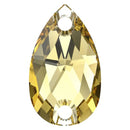 Swarovski 3230 Peardrop Sew on Stone - ReCreated Dark Jonquil