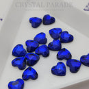 Zodiac Crystal Heart Shape 5x5.6mm Deep Blue