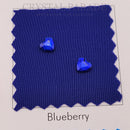 Zodiac Crystal Heart Shape 5x5.6mm Deep Blue