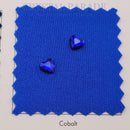 Zodiac Crystal Heart Shape 5x5.6mm Deep Blue