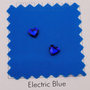 Zodiac Crystal Heart Shape 5x5.6mm Deep Blue