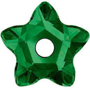 Swarovski 3754 Star Flower Sew on Stone - Emerald