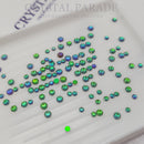 Zodiac Crystals Mixed Sizes Pack of 200 - Emerald Aurora