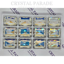 Zodiac Sew on Stone Emerald Cut - Moonlight