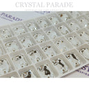 Zodiac Sew on Stone Emerald Cut - Clear