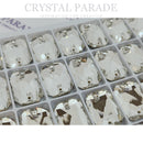 Zodiac Sew on Stone Emerald Cut - Clear