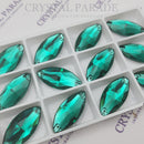 Zodiac Crystal Navette Sew on Stone - Emerald