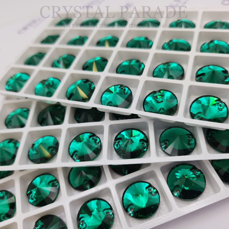 Zodiac Rivoli Sew on Stone - Emerald