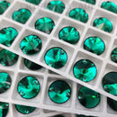 Zodiac Sew on Stone Rivoli - Emerald