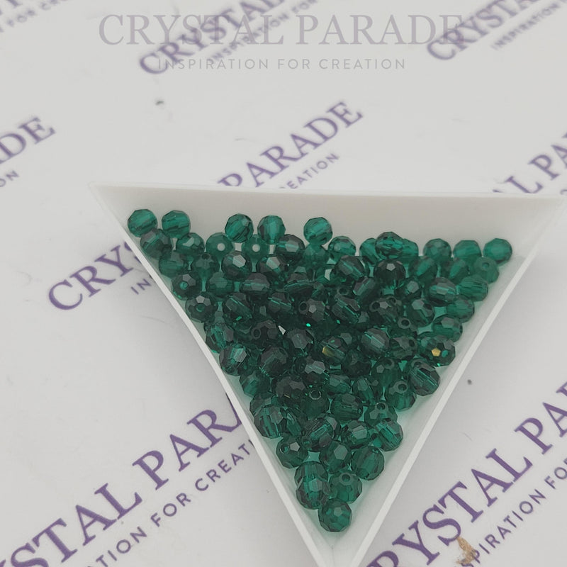 Preciosa Round Bead - Emerald