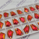 Zodiac Crystal Galactic Sew on Stone - Fire Opal