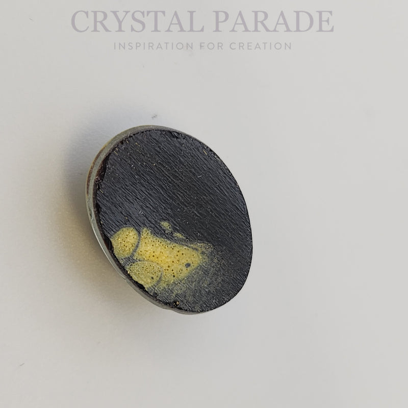 Preciosa Oval Cabochon - Floral Yellow (04523)