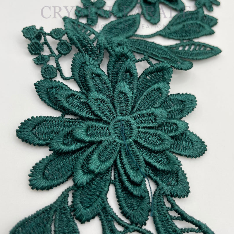 Zodiac Costume Applique Pair - Forest Green