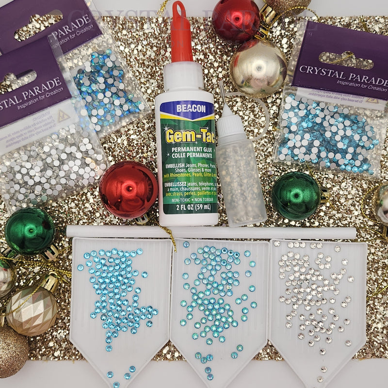 Luna Crystals Christmas Craft Starter Kit - Frosty