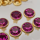 Preciosa Rivet with Maxima Crystal - Fuchsia
