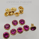 Preciosa Rivet with Maxima Crystal - Fuchsia