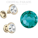 Preciosa Rivet with Maxima Crystal - Blue Zircon
