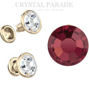 Preciosa Rivet with Maxima Crystal - Burgundy