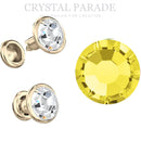 Preciosa Rivet with Maxima Crystal - Citrine