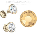 Preciosa Rivet with Maxima Crystal - Light Colorado Topaz