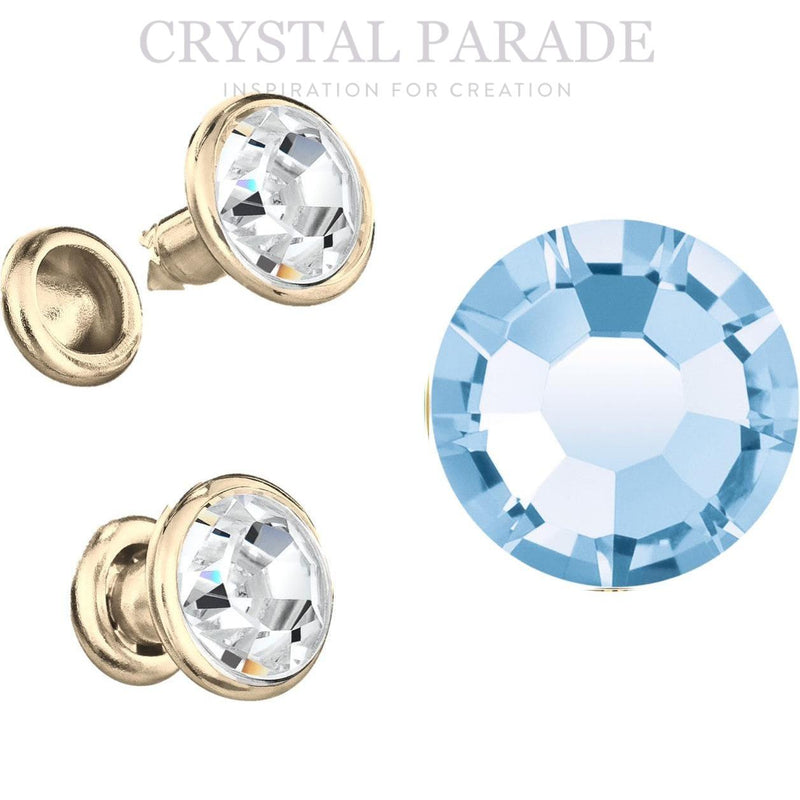 Preciosa Rivet with Maxima Crystal - Light Sapphire