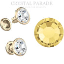 Preciosa Rivet with Maxima Crystal - Light Topaz