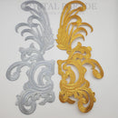 Costume Applique Pair - Metallic