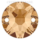 Swarovski 3288 Xirius Sew on Stone - Golden Shadow