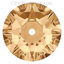 Swarovski 3188 Xirius Lochrose Sew on Stone - Golden Shadow