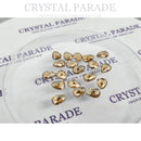 Zodiac Peardrop Shape Golden Shadow - Various Sizes x20