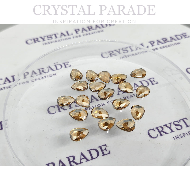 Zodiac Peardrop Shape Golden Shadow - Various Sizes x20