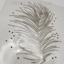 Zodiac Hotfix Crystal Transfer - Gold Feather