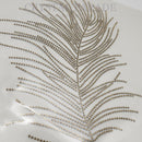 Zodiac Hotfix Crystal Transfer - Gold Feather