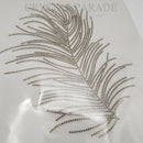 Zodiac Hotfix Crystal Transfer - Gold Feather