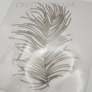 Zodiac Hotfix Crystal Transfer - Gold Feather