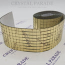Self Adhesive Glass Gold Mirror Mosaic Roll - 4cm x 100cm