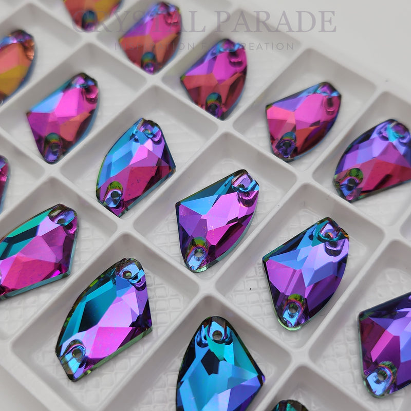 Zodiac Crystal Galactic Sew on Stone - Green Volcano