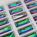 Zodiac Crystal Slim Baguette Sew on Stone - Green Volcano