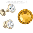 Preciosa Rivet with Maxima Crystal - Topaz