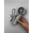 Crystallised Handheld Fan