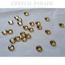 Preciosa Channel Maxima Crystals (UNFOILED) - Honey (6mm) x50