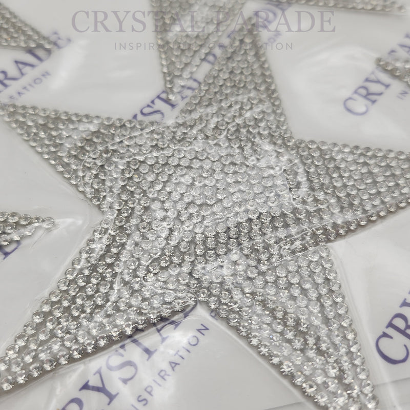 Hotfix Transfer Rhinestone Stars - Clear