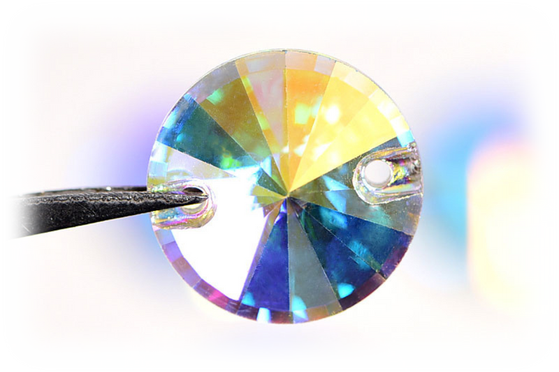 Be Createful - Flatback Foil Light Siam AB Glass Rhinestones