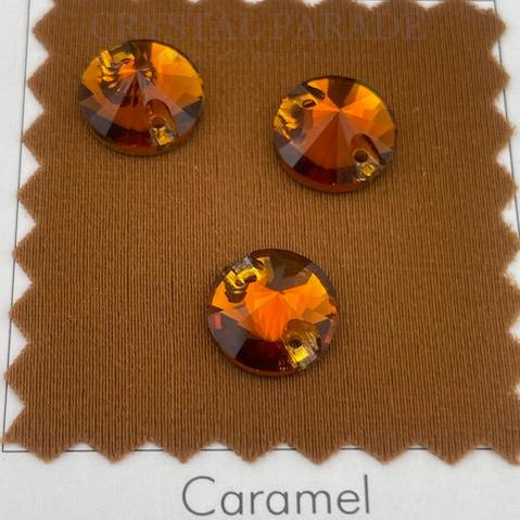 Zodiac Rivoli Sew on Stone - Tangerine