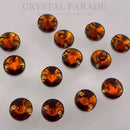Zodiac Rivoli Sew on Stone - Tangerine