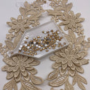 Zodiac Costume Applique Pair - Ivory